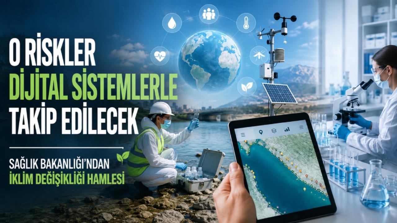 Sağlık Bakanlığı çevresel riskleri dijital sistemlerle izleyecek