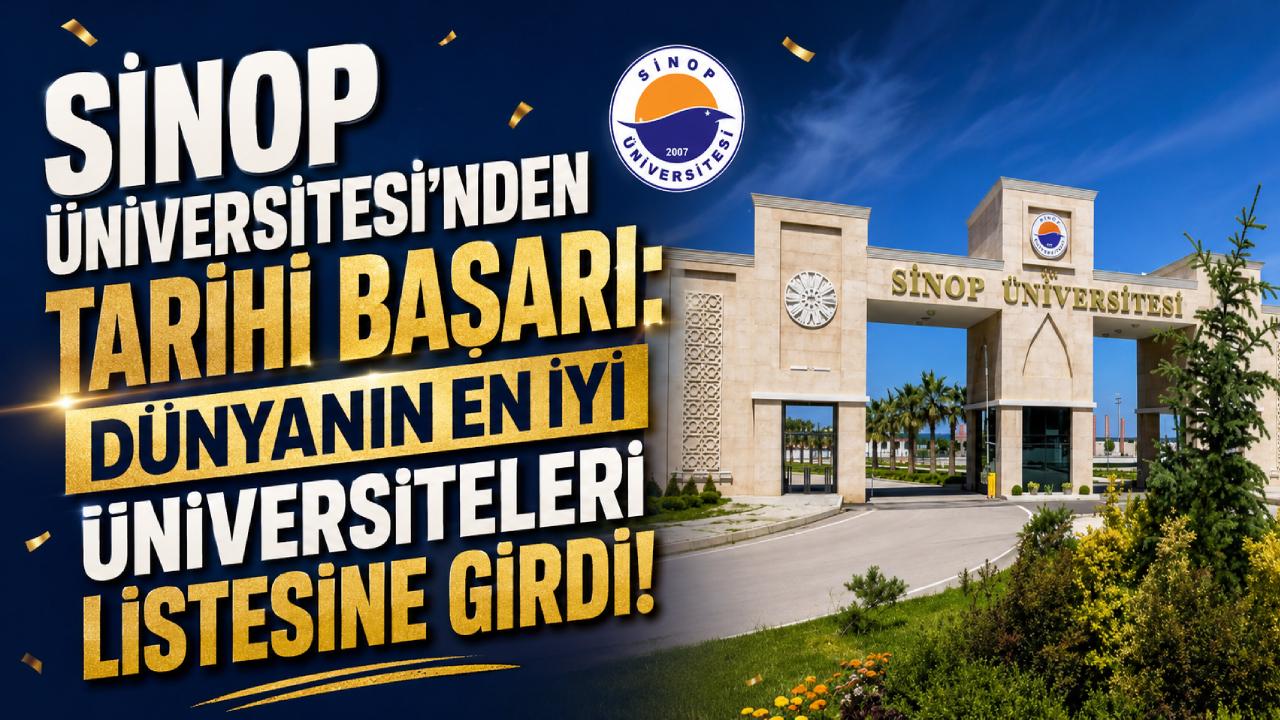 Sinop Üniversitesi dünyanın en iyileri arasında
