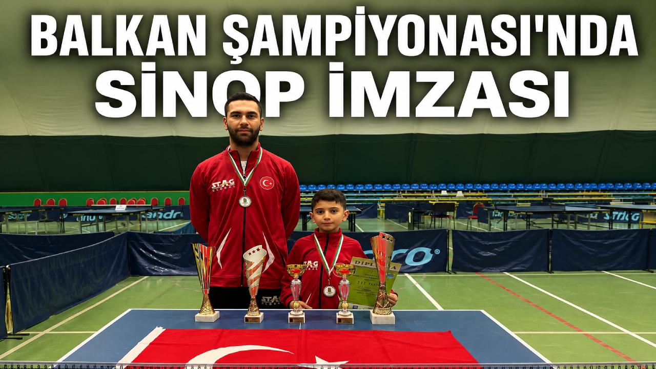 Sinoplu milli sporcu Balkan Şampiyonası'nda kürsüye çıktı