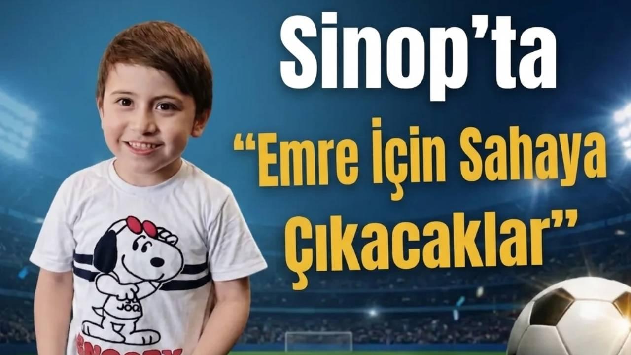 Sinop’ta DMD hastası emre çoban için dayanışma turnuvası düzenleniyor