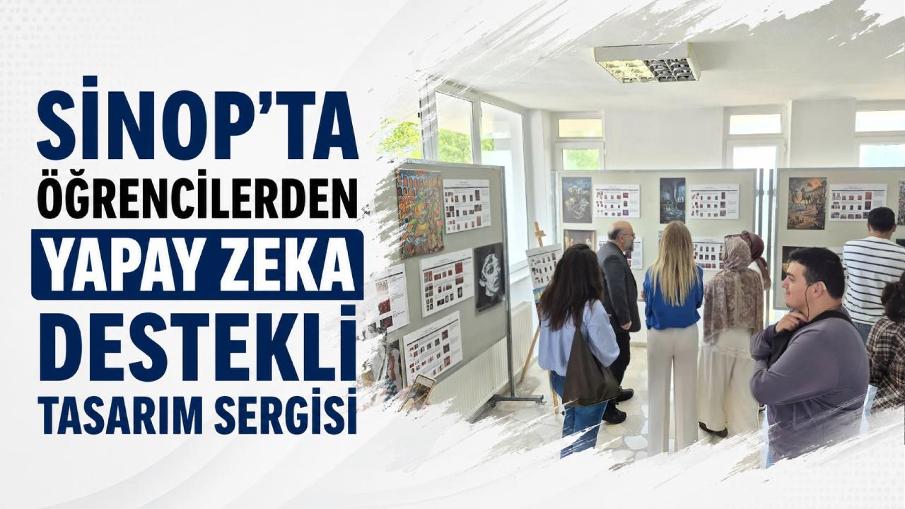 Sinop'ta “Karardan Görsele” sergisi sanatseverlerle buluştu