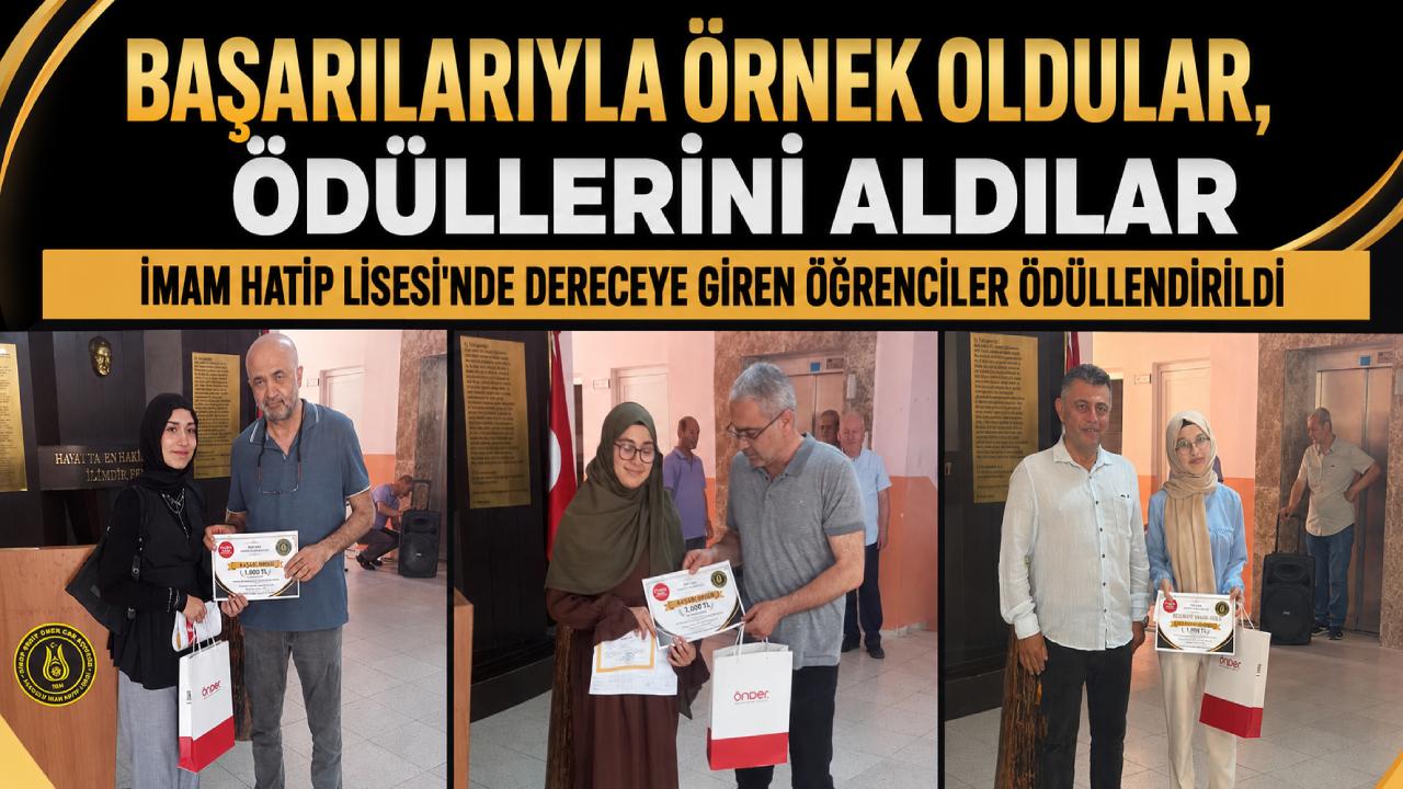 Sinop'ta karne sevinci ödül töreniyle taçlandı