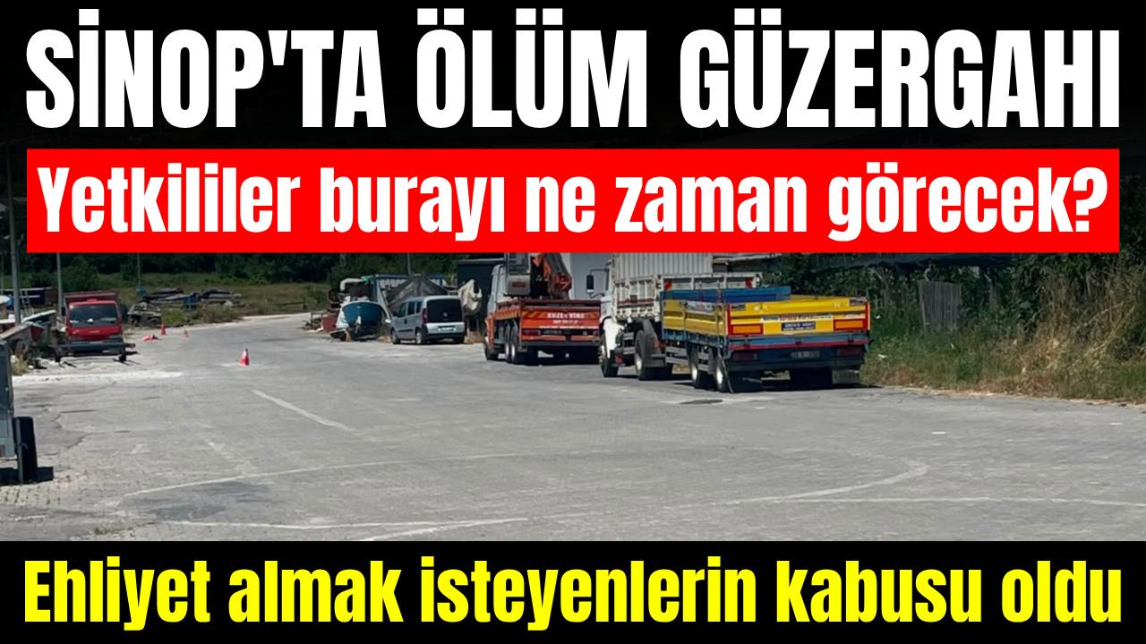 Sinop'ta motosiklet eğitim güzergahı için 'Kırmızı Alarm'