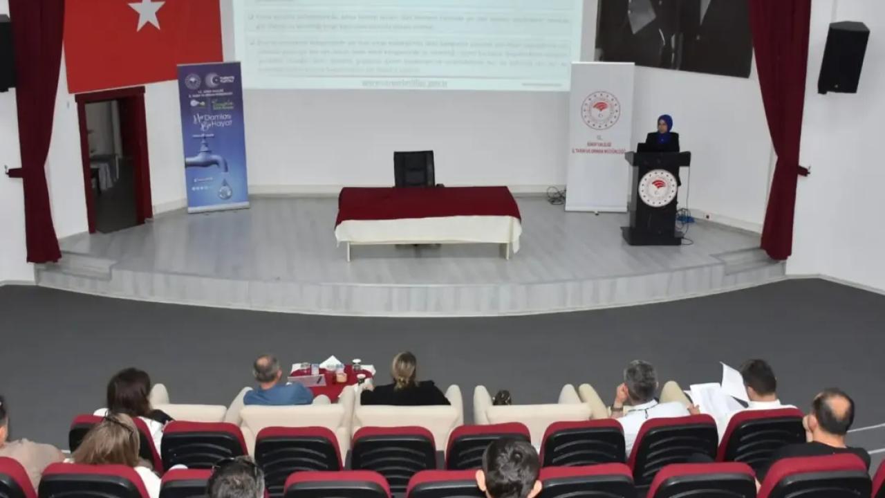Sinop'ta su verimliliği belgesi eğitimi ve il su kurulu toplantısı düzenlendi.