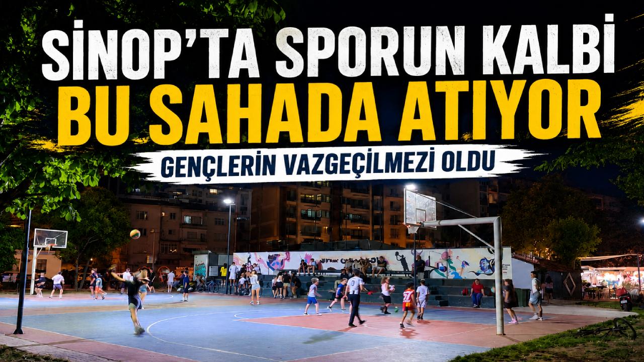 Sinop'ta yaz akşamlarında gençlerin buluşma noktası oldu