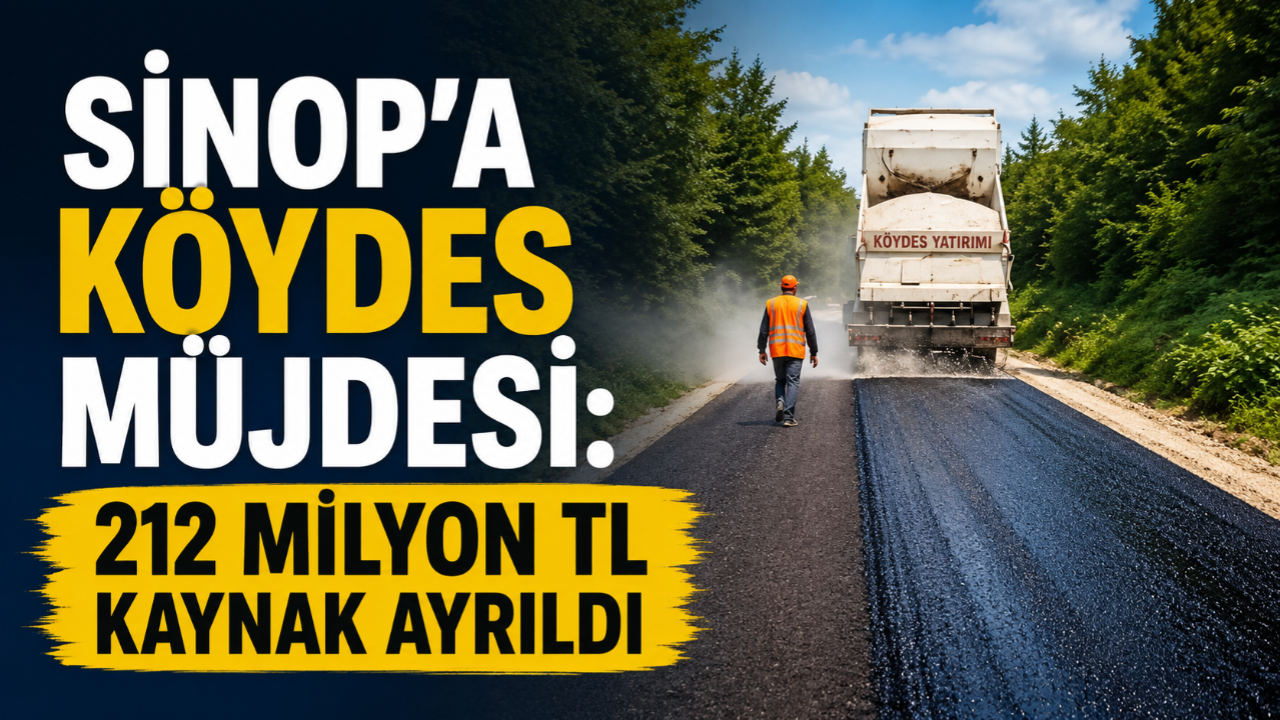 Sinop’un köylerine 212 Milyon TL’lik sestek