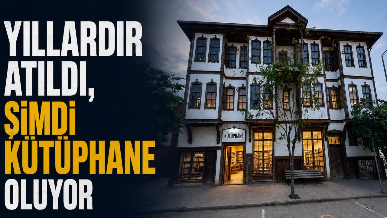 Tarihi Yakupağa Konağı kütüphaneye dönüştürülüyor