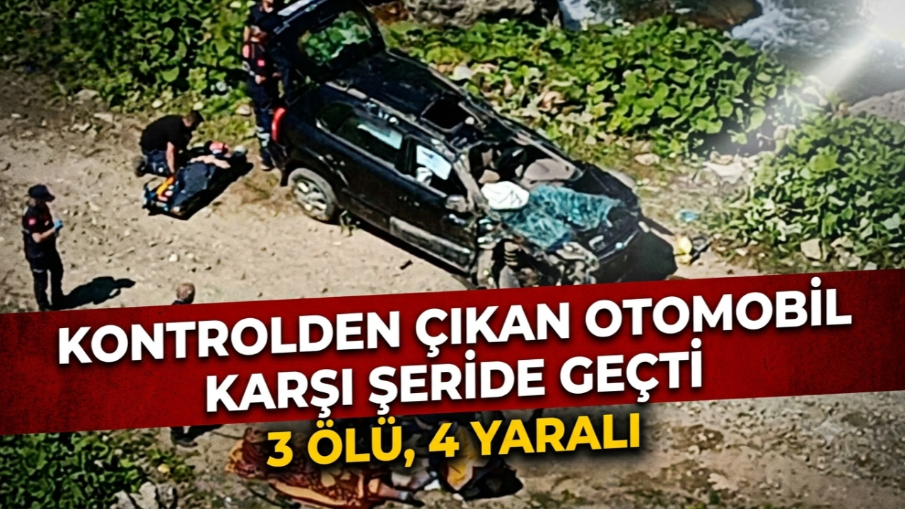 Üç aracın karıştığı kaza can aldı