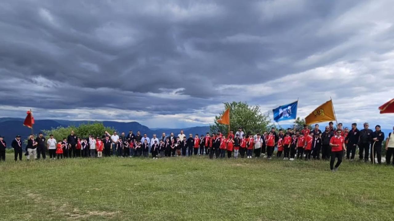 Zorlu parkuru başarıyla tamamladılar