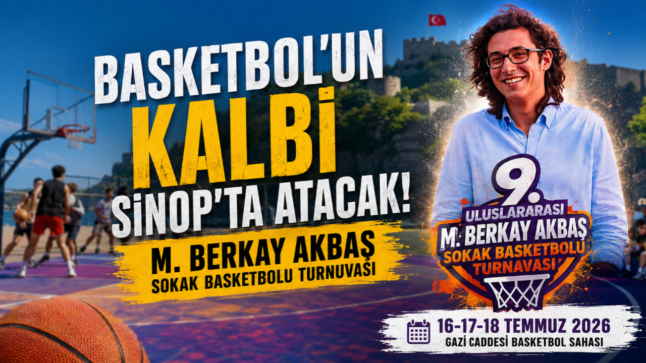 9. Uluslararası M. Berkay Akbaş Sokak Basketbolu Turnuvası başlıyor