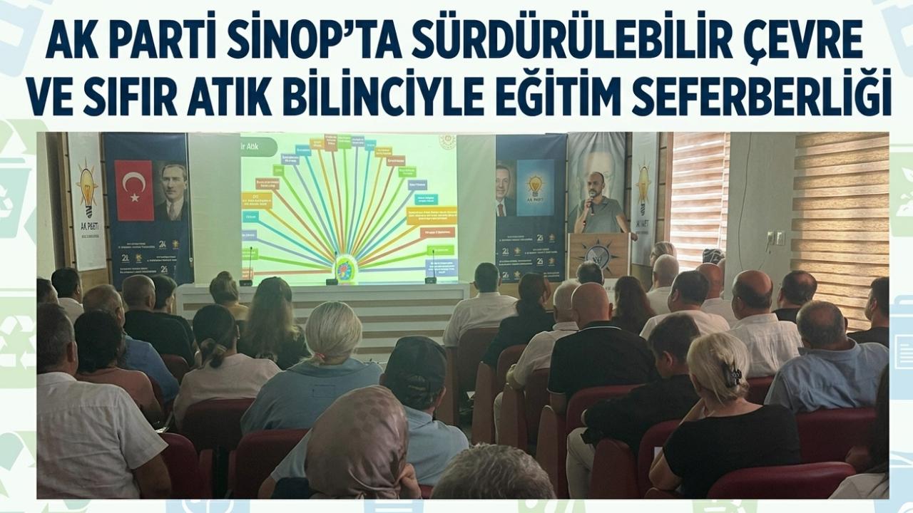 AK Parti Sinop'ta çevre bilinci için harekete geçti
