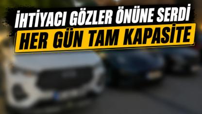 Belediye otoparkına yoğun ilgi