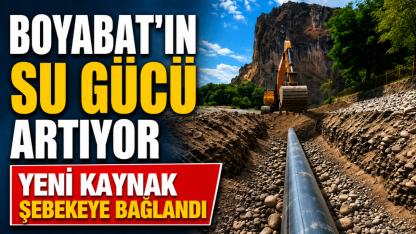 Boyabat’ın su altyapısı güçleniyor