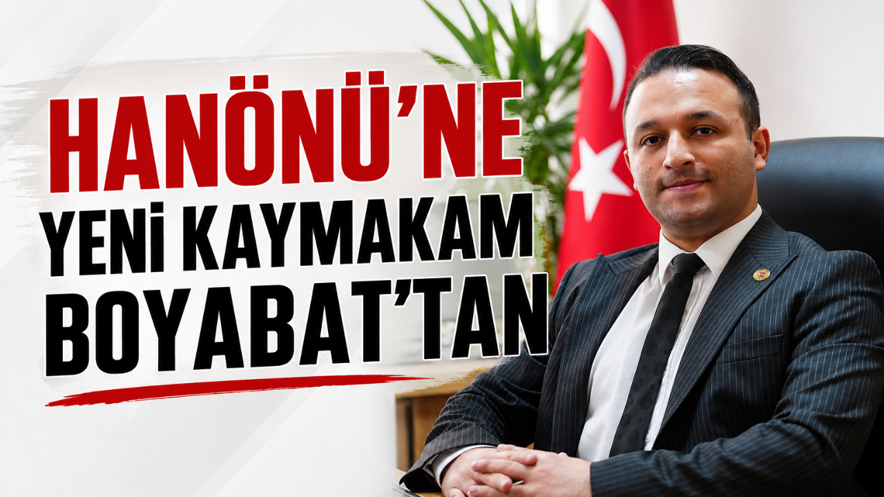 Boyabatlı Kaymakam Alper Uslu Hanönü Kaymakamı oldu