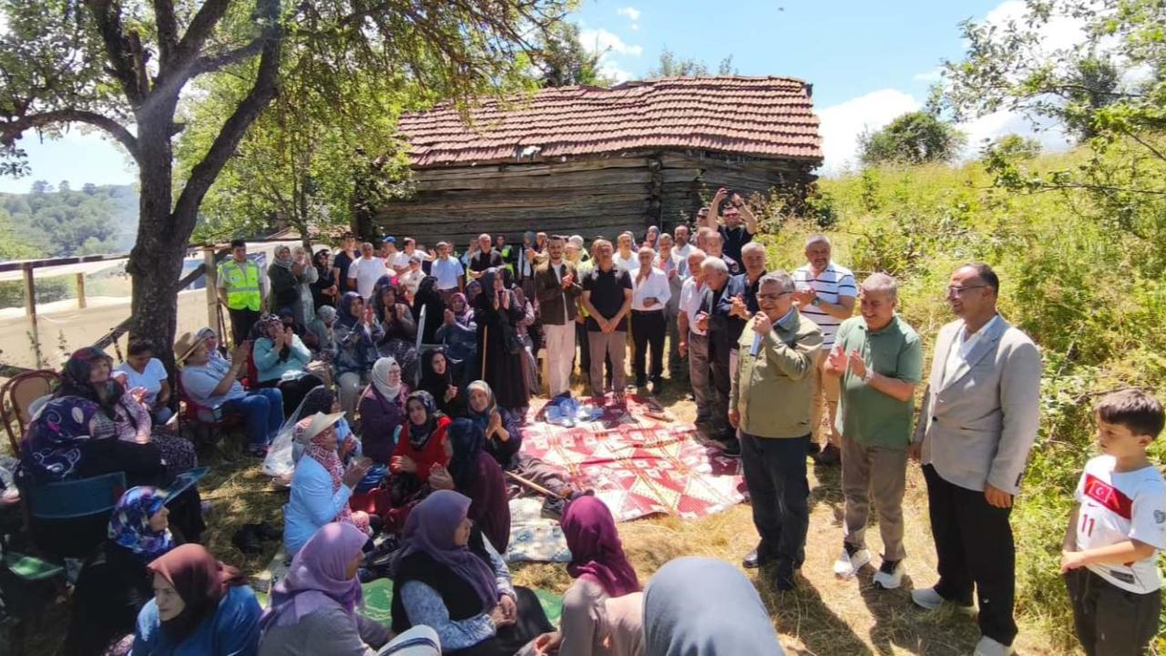 Boyabat'ta yağmur ve şükür duası yapıldı
