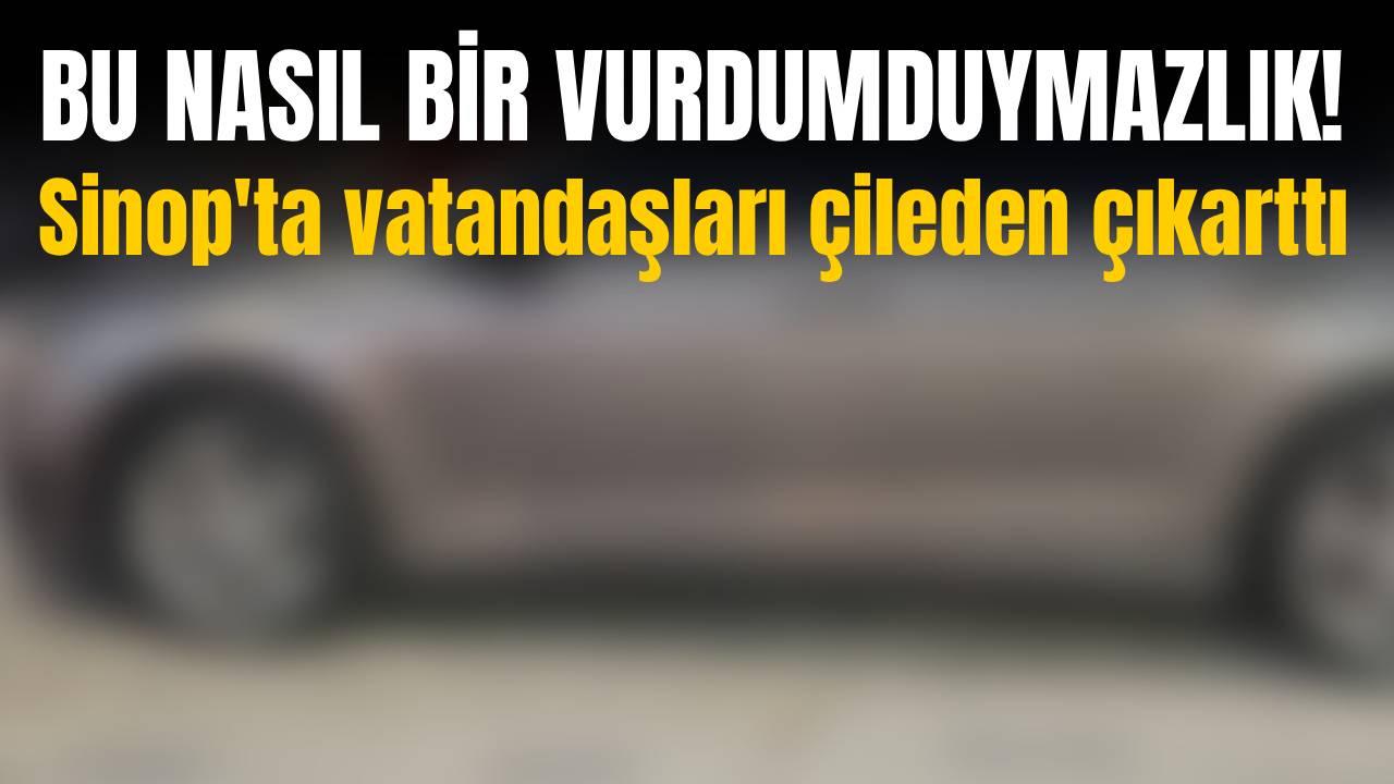 "Bu kadarına da pes doğrusu" dedirten manzara: Kazaya davetiye çıkardı
