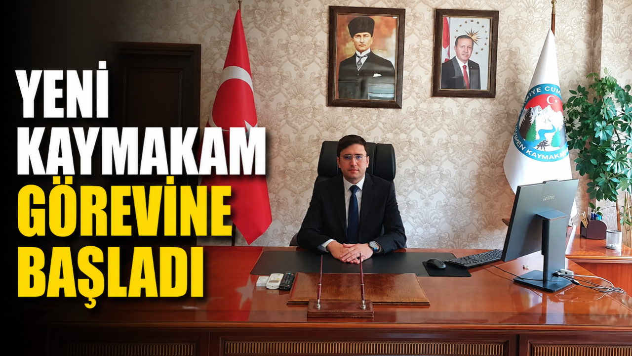 Dikmen'in yeni kaymakamı göreve başladı