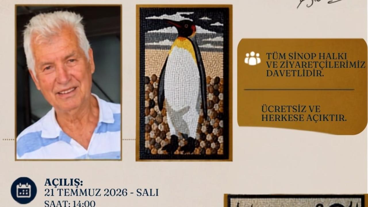 Sinop'ta Dr. Hüseyin Yılmaz'ın mozaik sergisi açılıyor