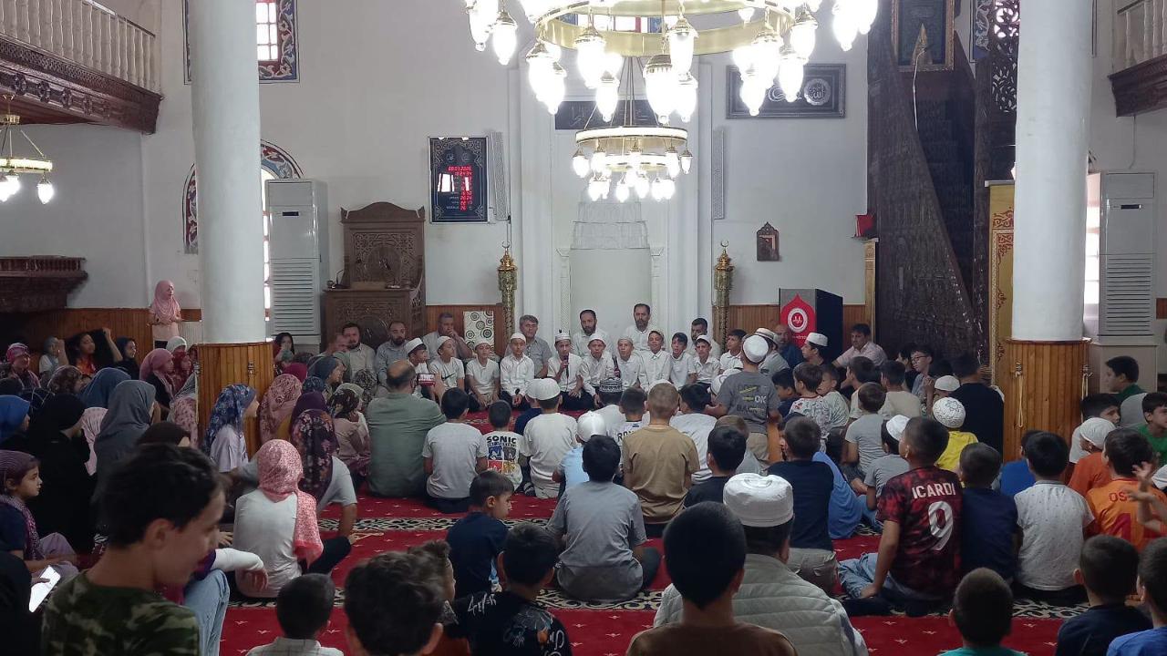 Durağan'da Yaz Kur'an Kurslarında ilk ders heyecanı