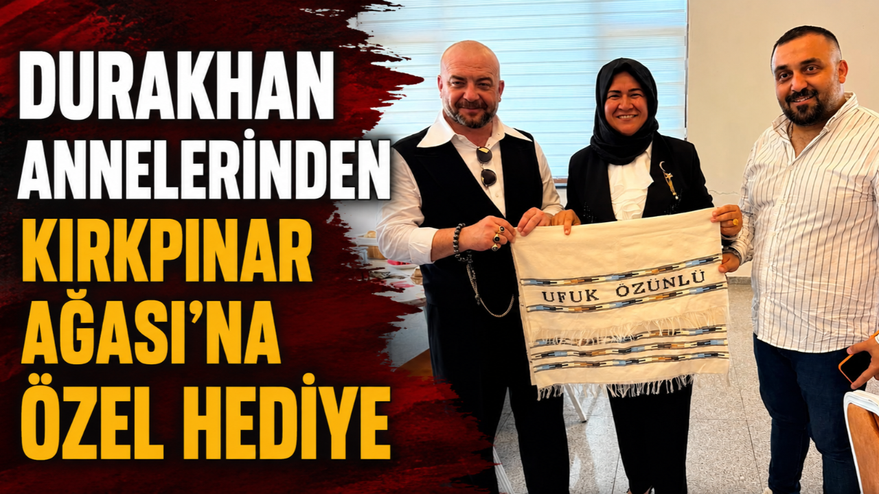 Durağan’ın geleneksel mahraması Kırkpınar Ağasına takdim Edildi