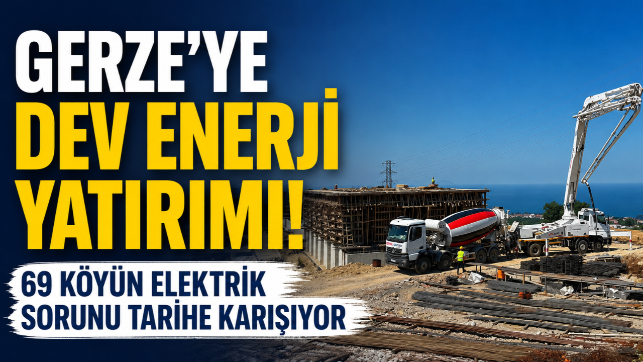 Gerze Trafo Merkezi projesinde son durum yerinde incelendi