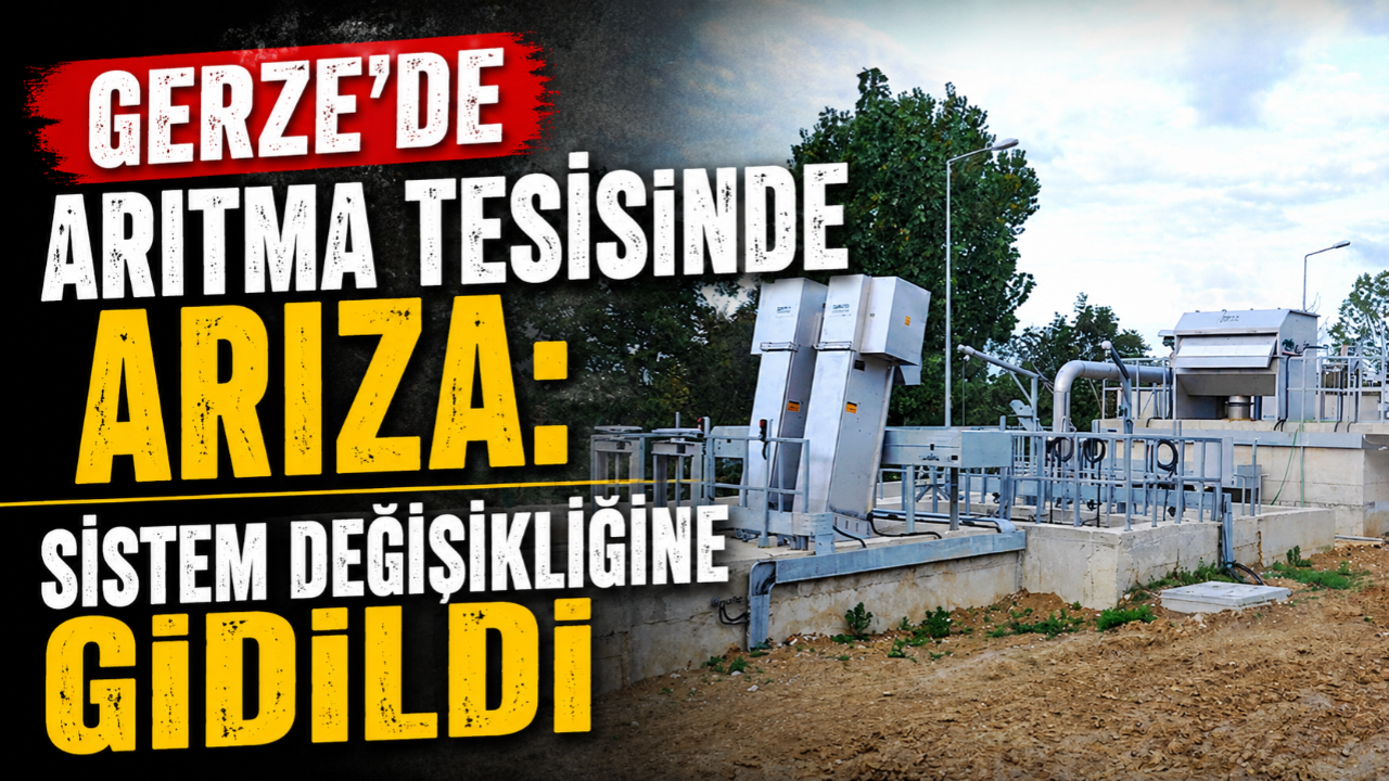 Gerzeliler dikkat! Belediye Atık Su Sistemi İçin vatandaşları uyardı