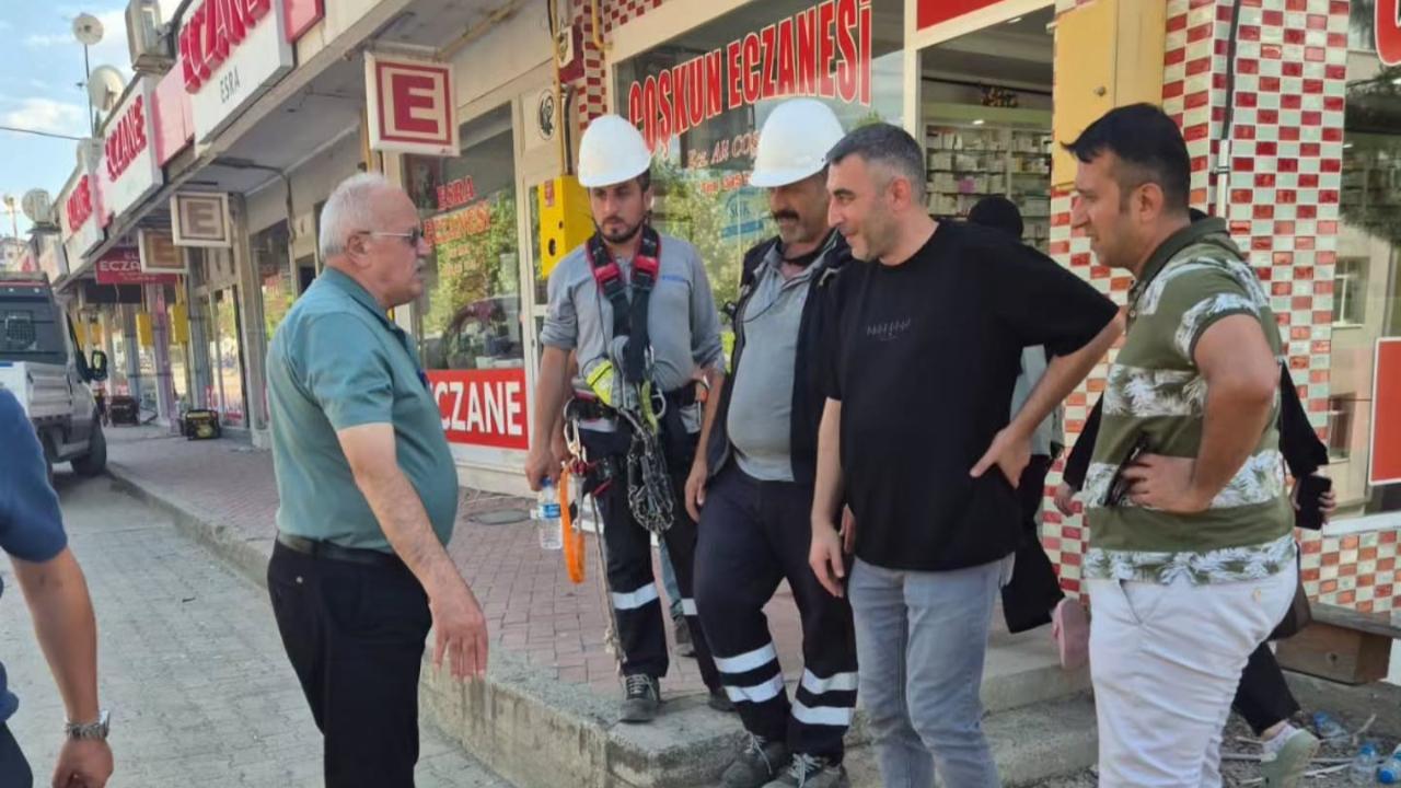 Hastane yolunda çalışmalar başladı