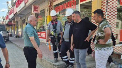 Hastane yolunda çalışmalar başladı