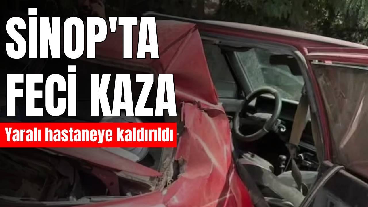 İki otomobil çarpıştı: 1 yaralı