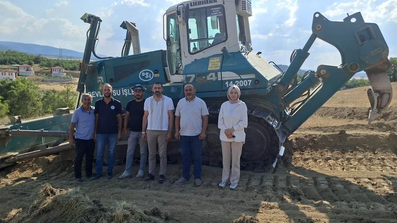 İlçede yeni ulaşım ağı için ilk kazma vuruldu