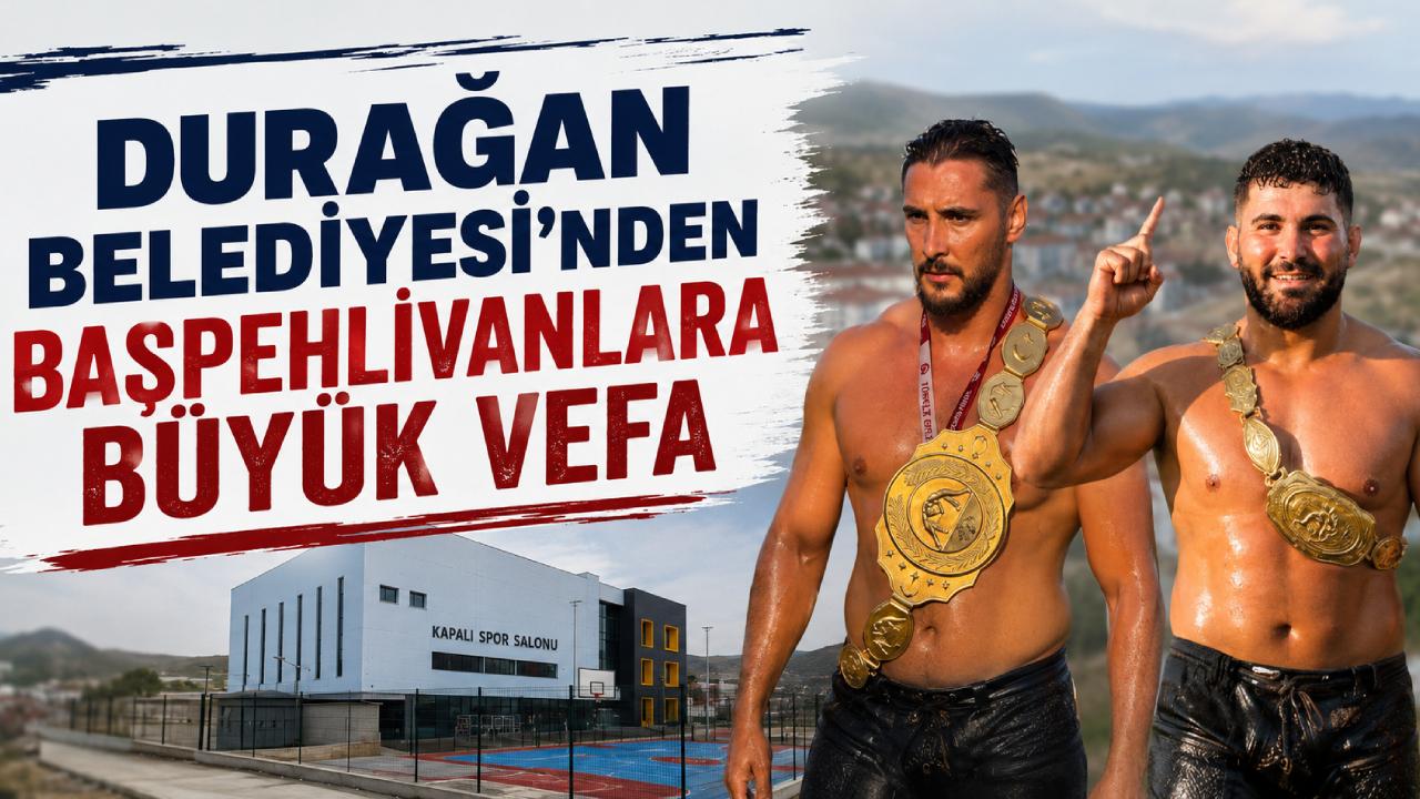 Kırkpınar'da destan yazan Durağanlı başpehlivanların isimleri memleketlerinde yaşatılacak