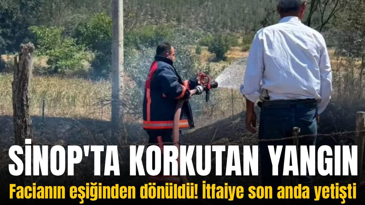 Köyü ayağa kaldıran yangın! O direkte alevler yükseldi