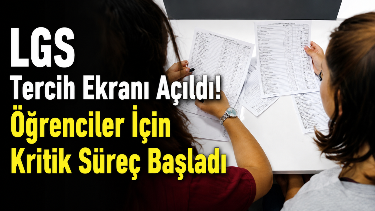LGS tercih süreci başladı