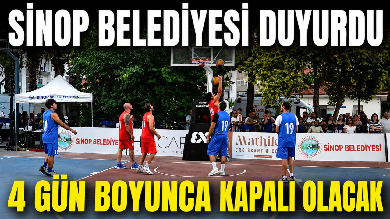 O alan geçici olarak kapanıyor