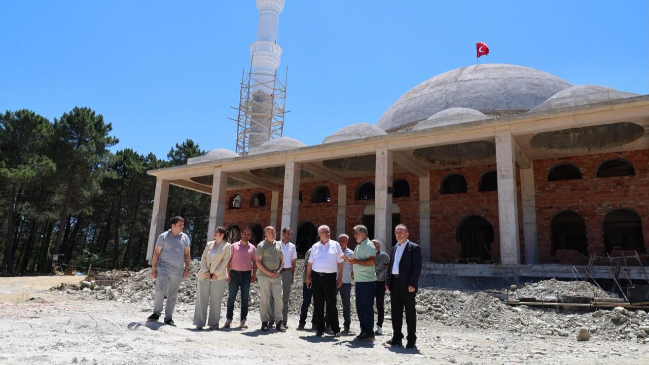 Sinop Üniversitesi Kampüs Camii inşaatı hızla yükseliyor
