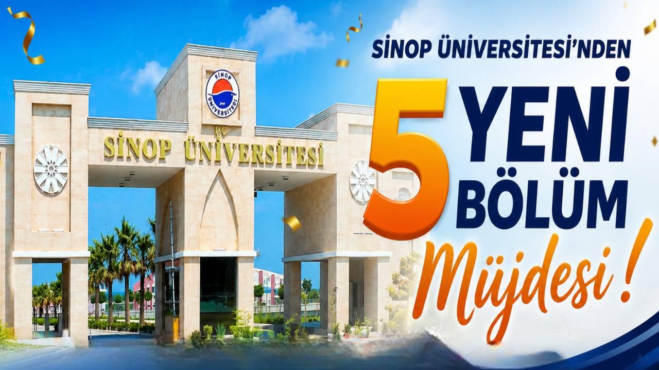 Sinop Üniversitesi'nde 5 yeni bölüm ilk kez öğrenci alacak