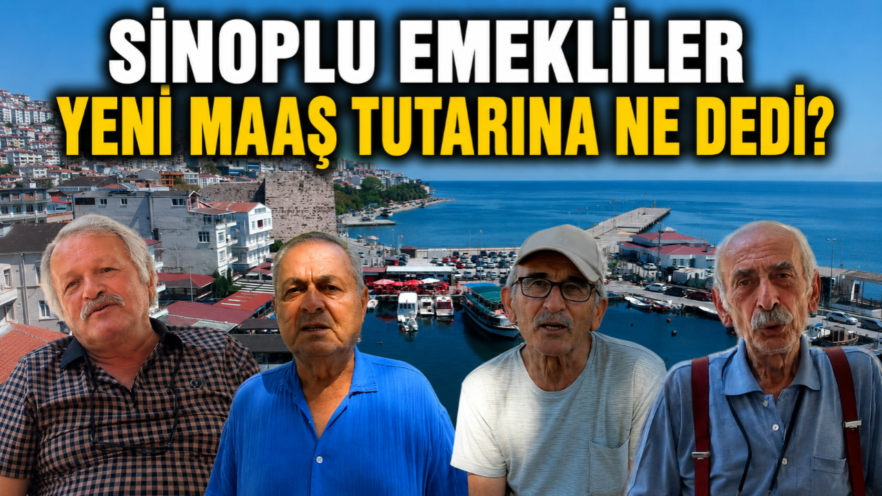 Sinoplu emeklilerden maaş değerlendirmesi
