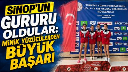 Sinoplu yüzücüler Türkiye dereceleriyle gururlandı
