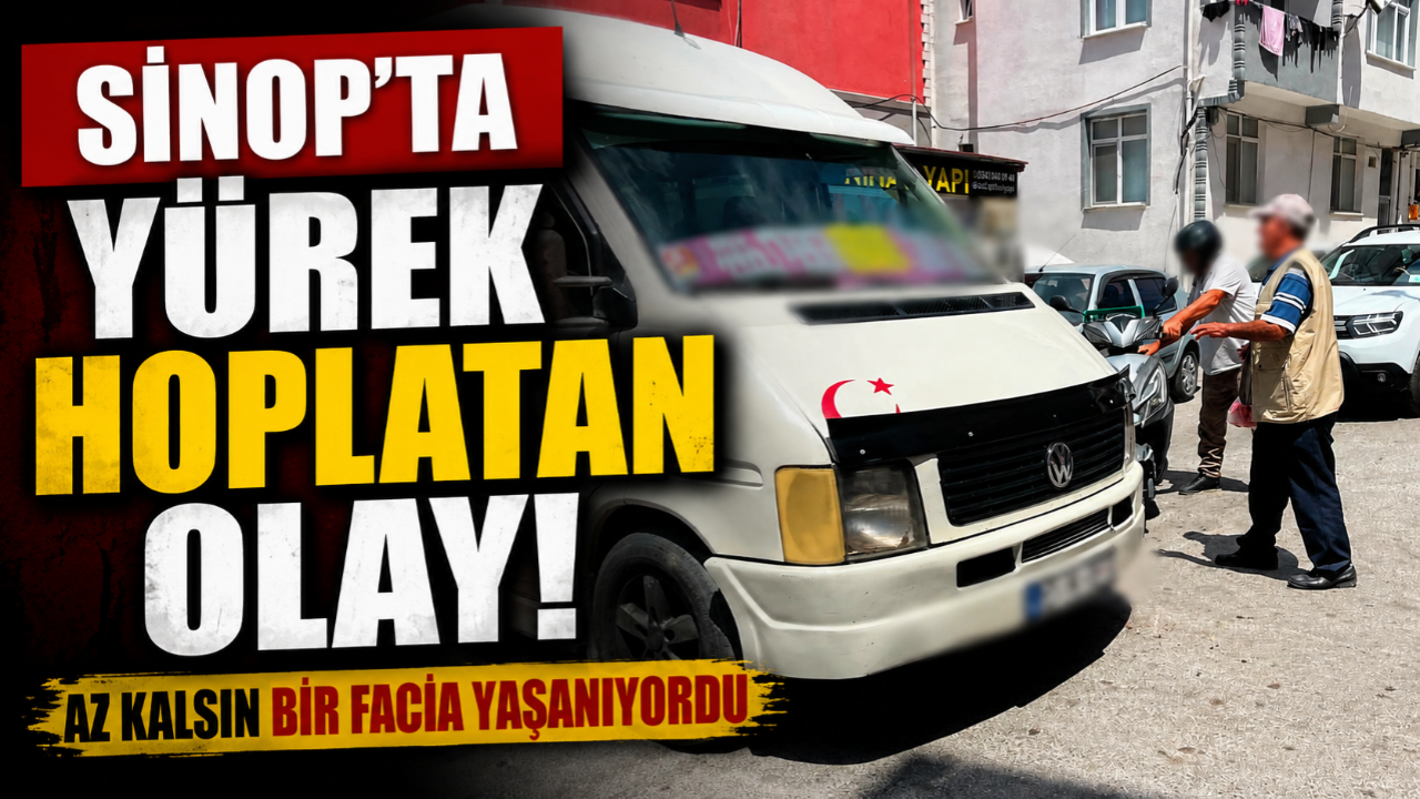 Sinop'ta burun buruna kaza tehlikesi! Mahalleli o noktaya kasis istiyor