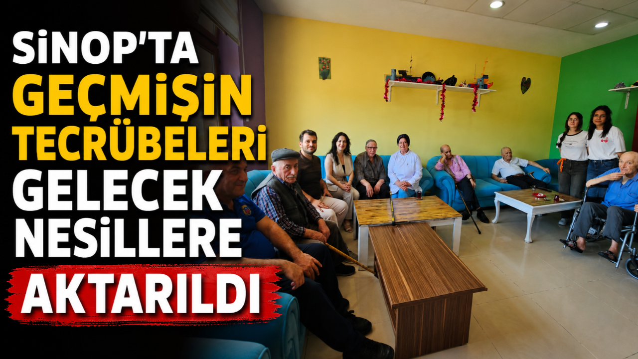 Sinop'ta “Gençliğe Mektup” projesiyle nesiller arasında köprü kuruldu
