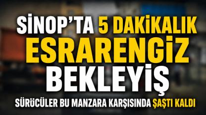 Sinop'ta gergin dakikalar: Saman yükü sürücüleri çileden çıkardı