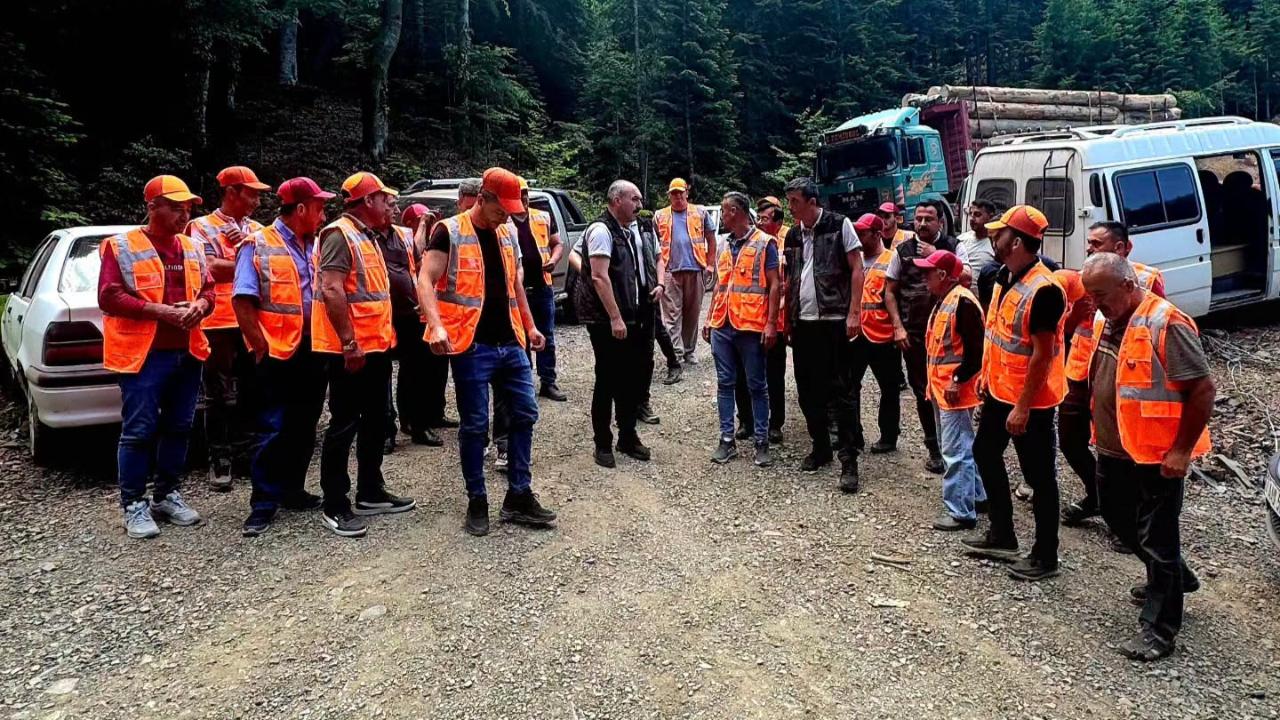 Sinop’ta orman kooperatiflerinin üretim faaliyetleri yerinde incelendi