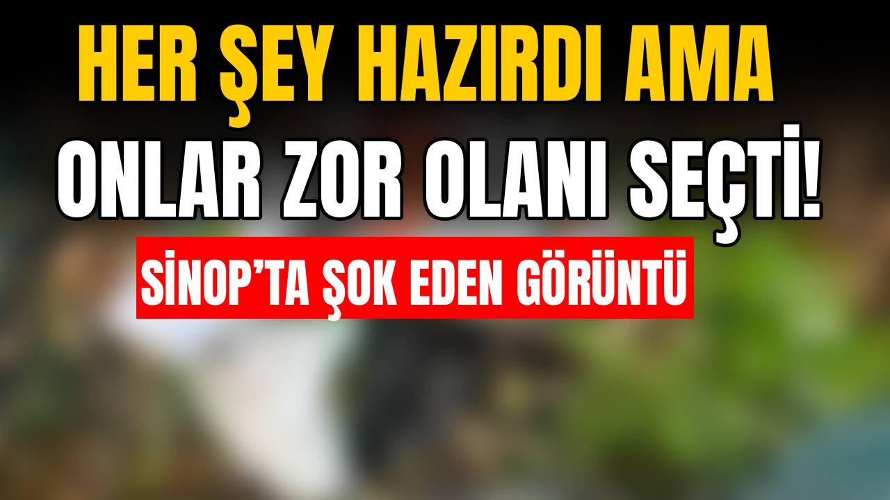 Sinop'ta 'pes' dedirten görüntü: Bunun adı duyarsızlık