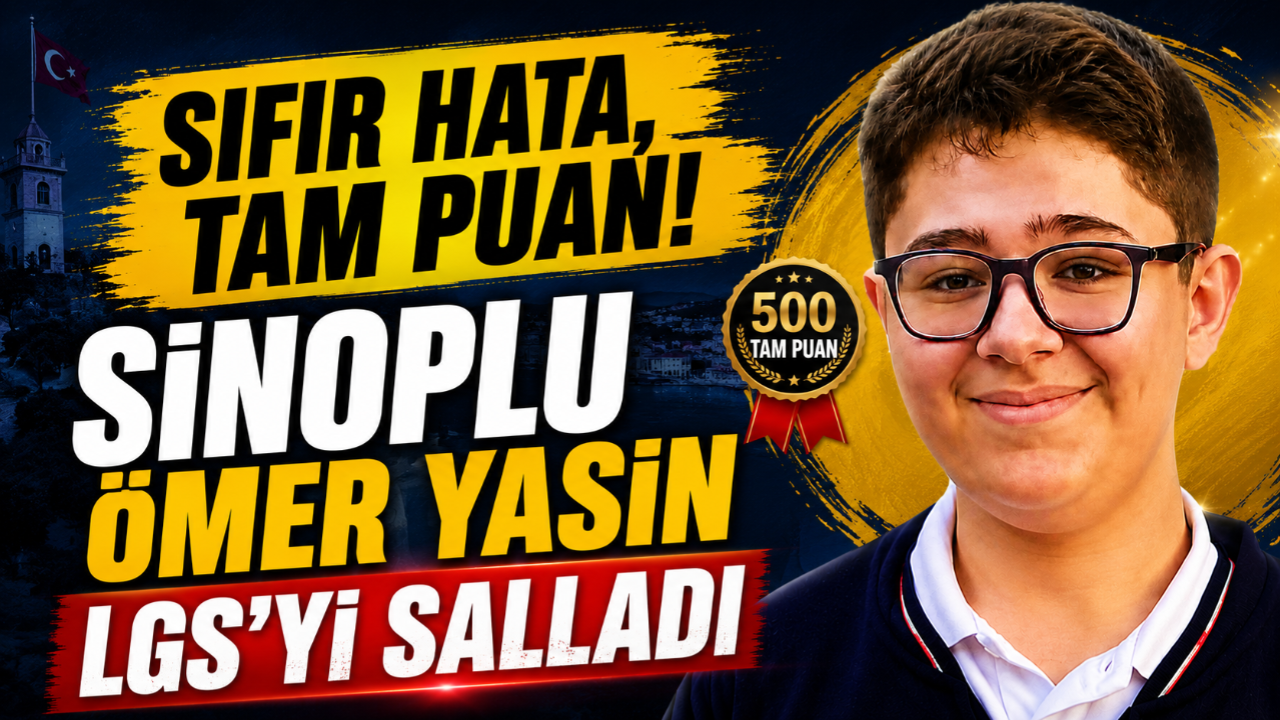Sinop'un gururu oldu: 500 puanla zirveye çıktı