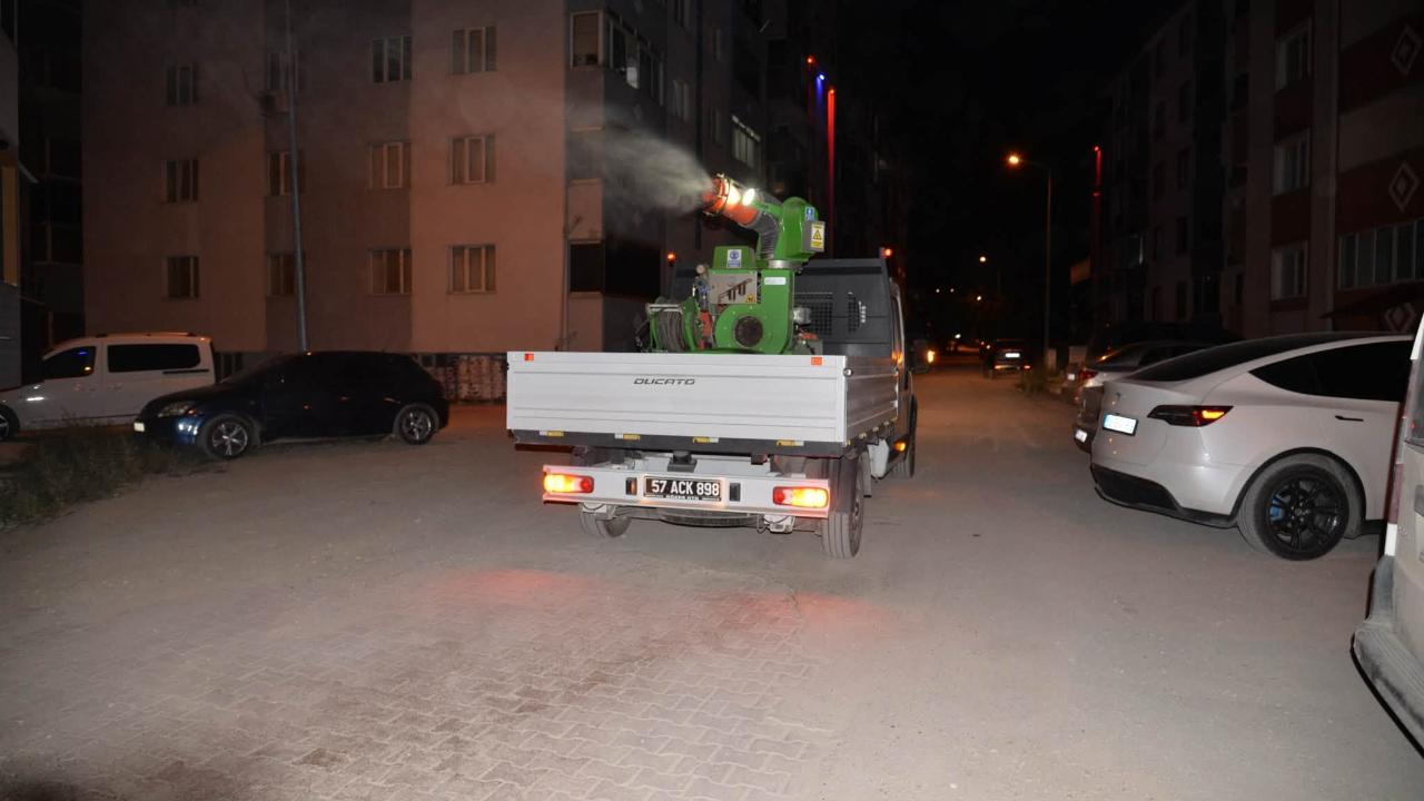 Türkeli'de haşerelere karşı yoğun mesai