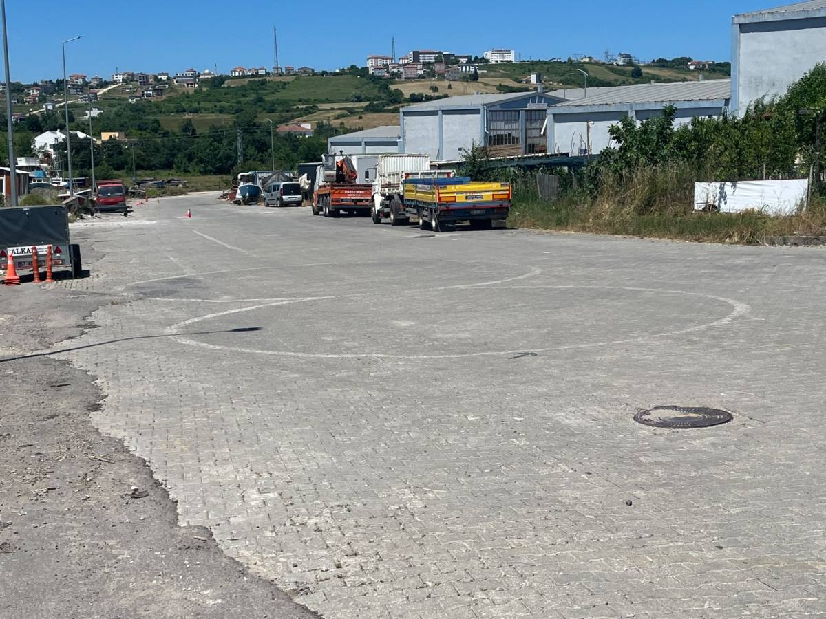 Sinop'ta motosiklet sınav güzergahı için 'Kırmızı Alarm'