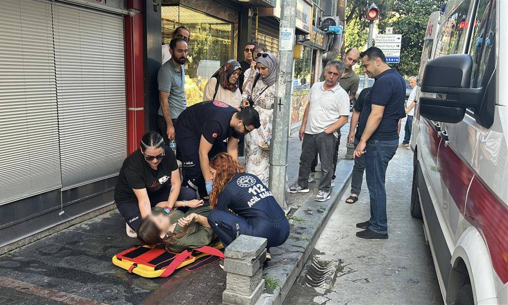 Her şey bir anda oldu: Adımını attı, yere yığıldı