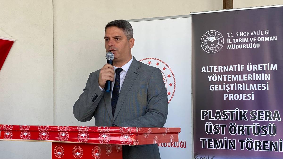 Sinop’ta 83 çiftçiye yüzde 50 hibeli sera örtüsü dağıtıldı